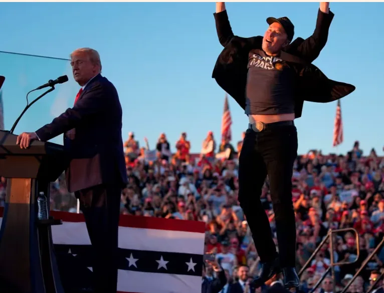 Trump and Dancing Musk