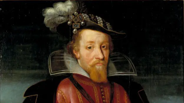 King James 1 of England, the King at the time of the trials