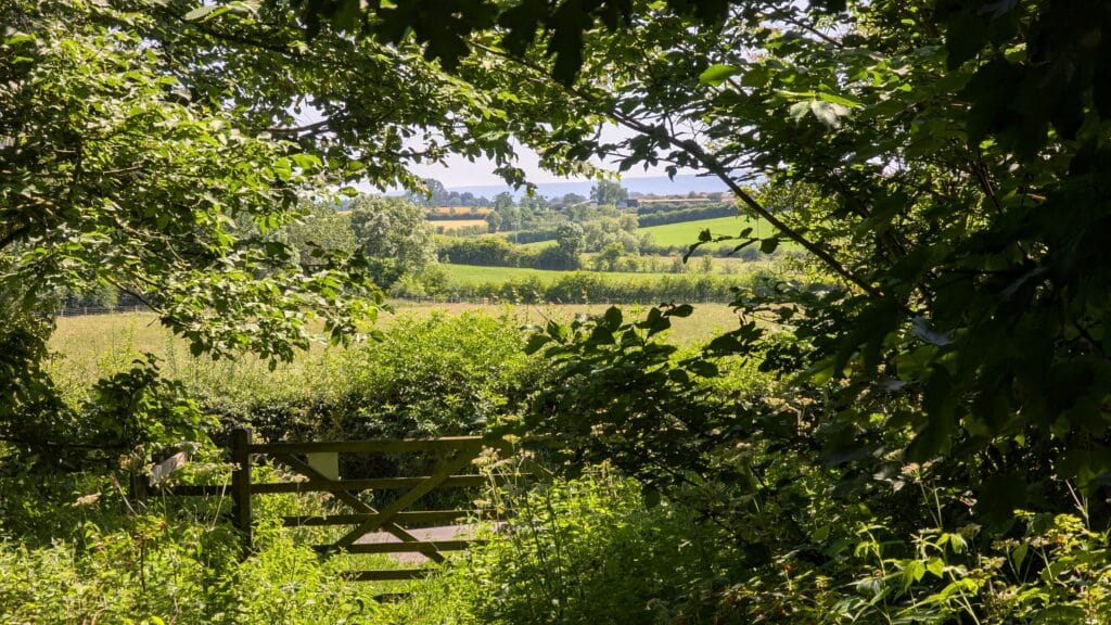 The Eden Valley from Acorn Bank