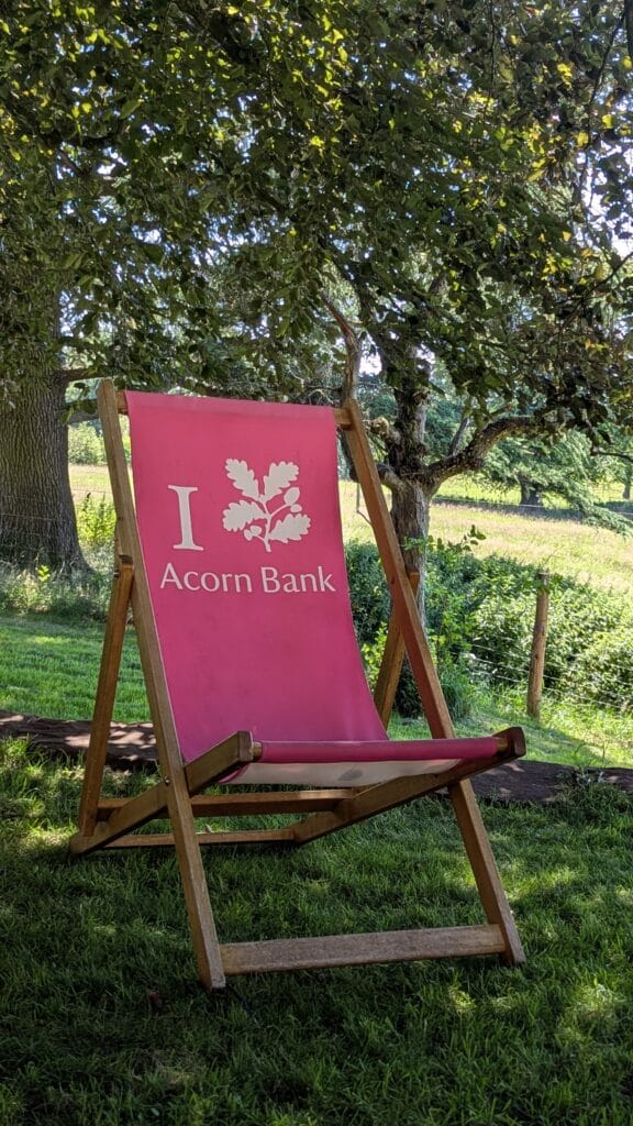 Acorn Bank Deck Chair
