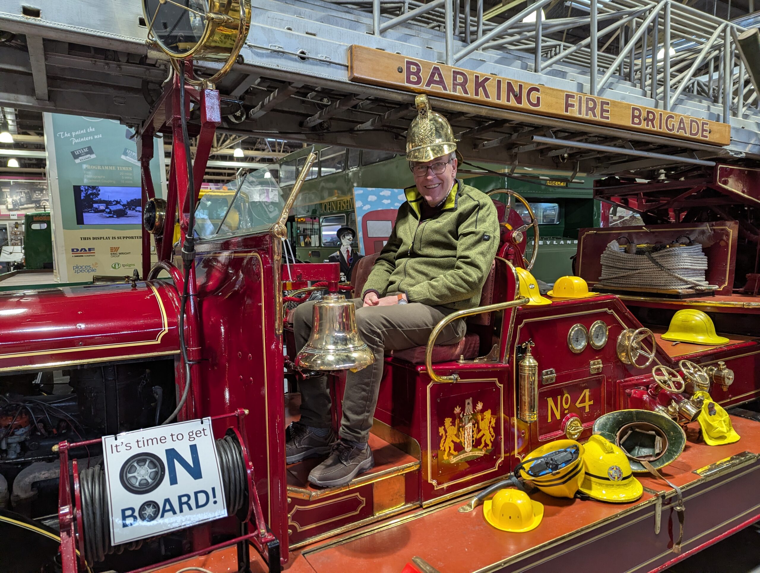 David fulfills a lifetime's ambition