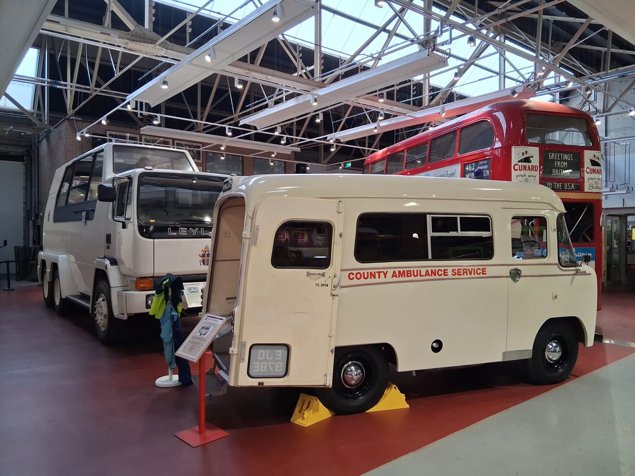 Ambulance and Popemobile